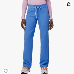 FIGS High-Waist Capri Blue Livingston Scrub pants🩵